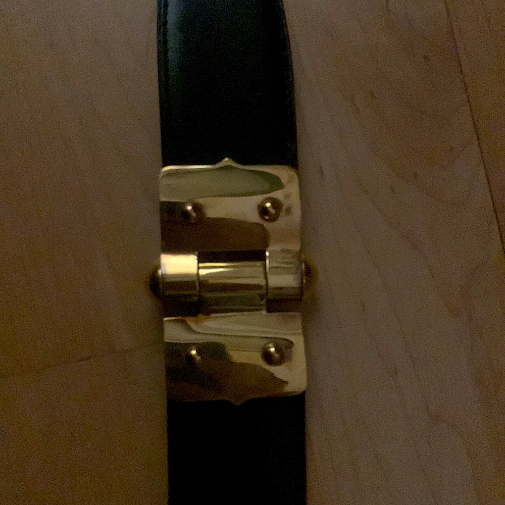 Hermes Brown Leather Belt with Gold Buckle - Picture 9 of 9